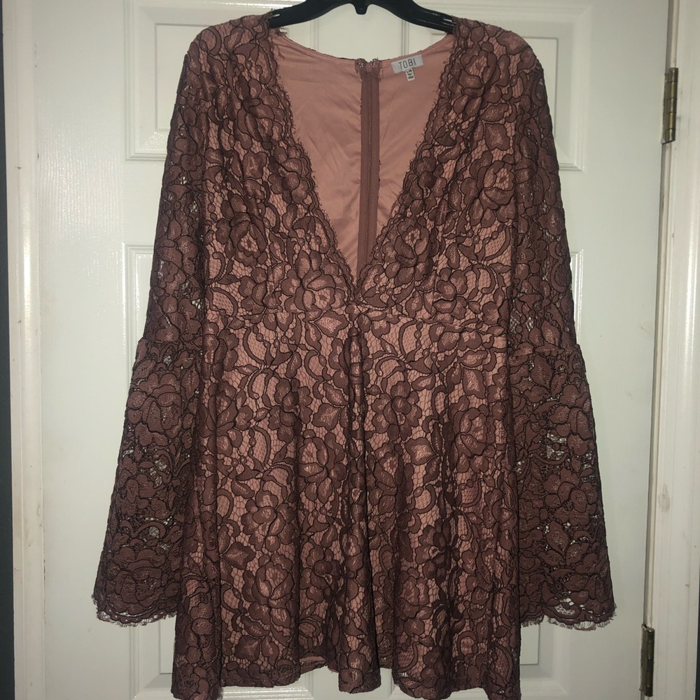 Deep V Dress